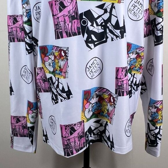 Swiminista x James Peter Henry Good Times Rashguard w Art Toss Print - Picture 4 of 8